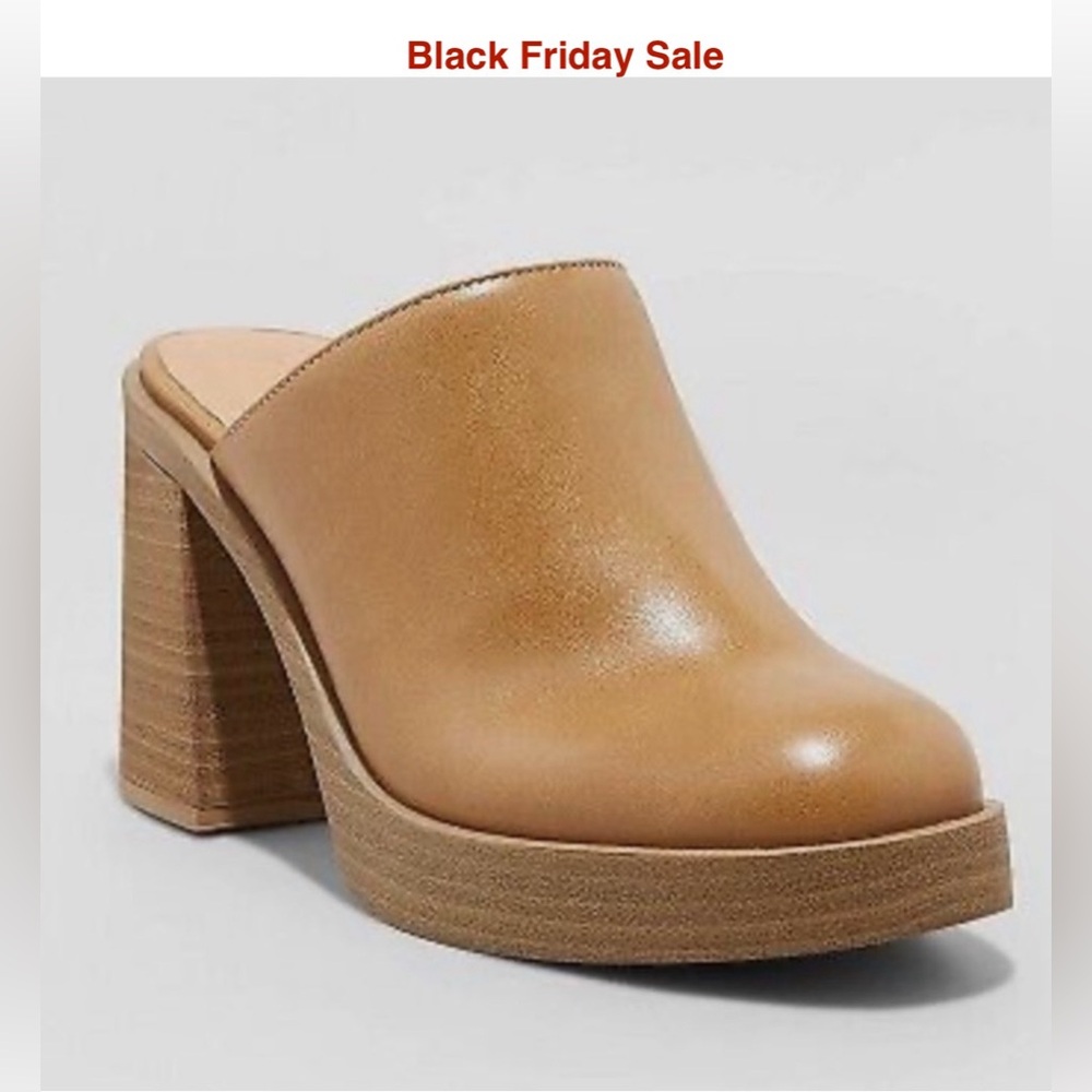 UNIVERSAL THREAD - Women’s Tess platform mule heels.